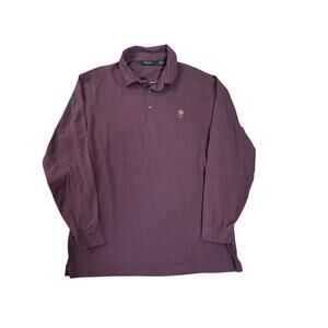 Bobby Jones Sanctuary Golf & Social Club Polo Men’s L Pima Cotton Purple 1896